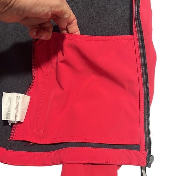 Bench Pink Fleece Lined Hooded Full-Zip Thumb Hole Hoodie Jacket Size Medium - Picture 4 of 10